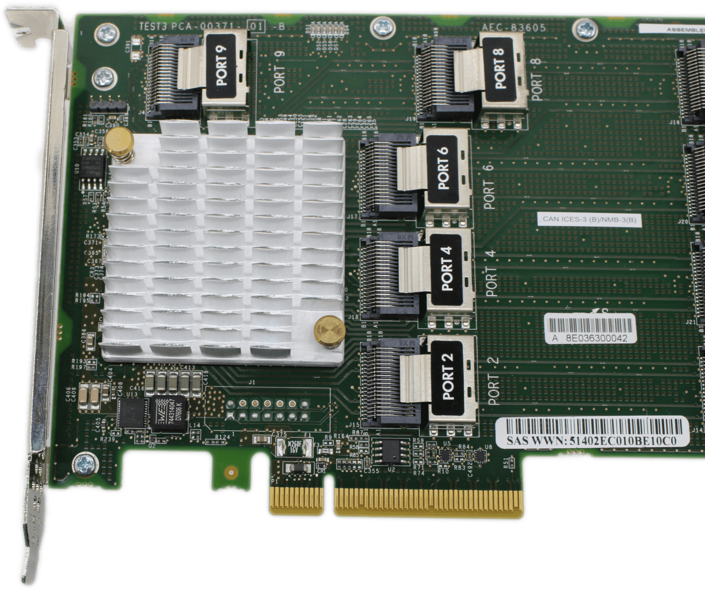 HP SAS Expander Card 9-Port 12Gb | 876907-001 727252-002 AEC-83605 for ProLiant | 9298 (Bild 5 von 6)
