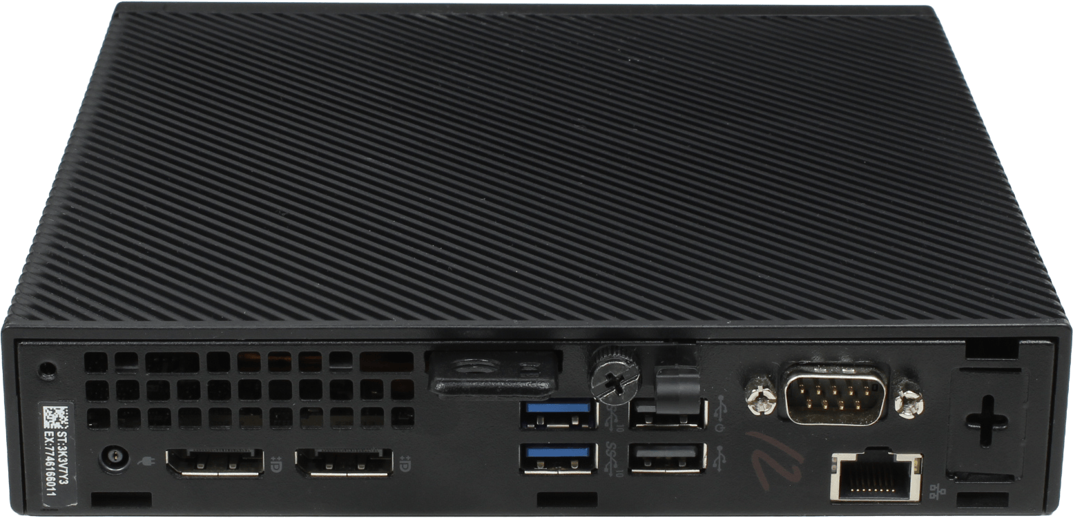 Dell OptiPlex 3000 TC D15U - Intel Pentium N6005 - 8GB DDR4 - No SSD & PSU | 10035 — Rückansicht (Bild 4 von 6)