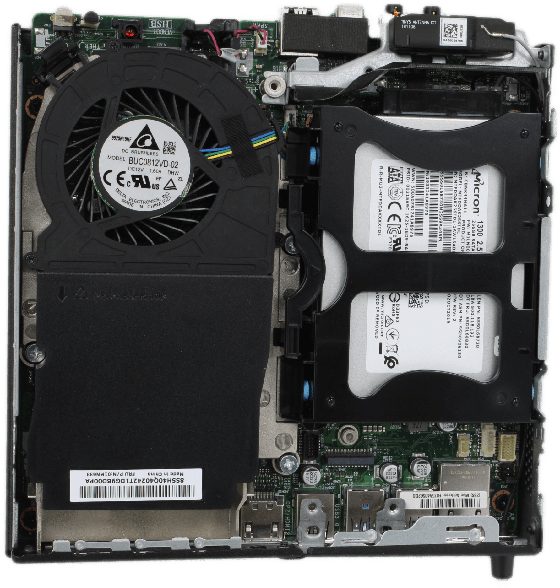 Lenovo ThinkCentre M720q Mini - Intel i5-9500T 8GB DDR4 256GB SSD PSU + Win11 | 10083 — Übersicht (Bild 6 von 7)