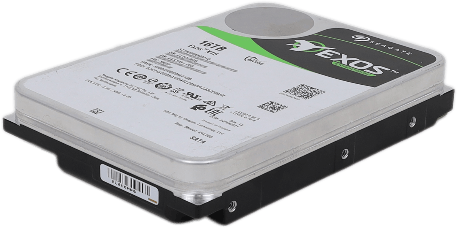 16TB Seagate Exos X16 Enterprise SATA 6G 256MB Cache 7200RPM ST16000NM001G | 10635