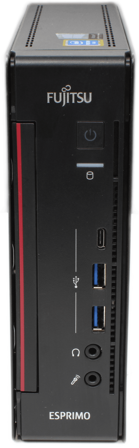 Fujitsu Esprimo Q958 - i5-8400 8 GB DDR4 RAM 256GB 2,5" SSD Win11 + Stromkabel | 9952 — Vorderansicht (Bild 4 von 7)