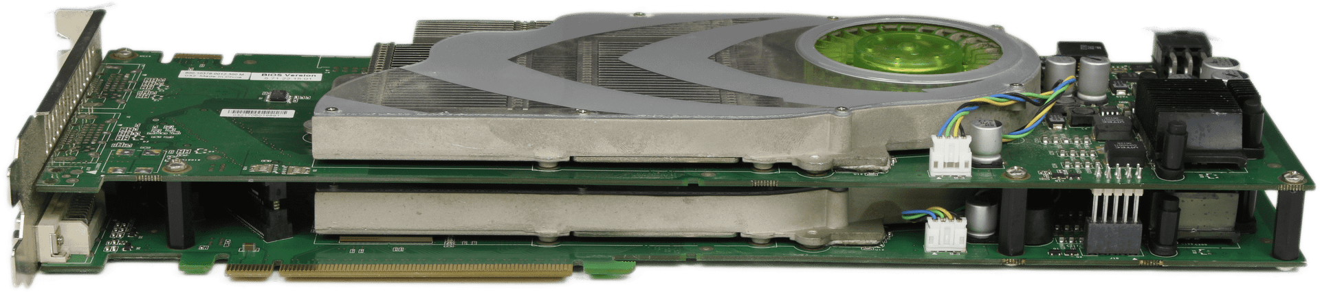 NVIDIA GeForce 7900 GTX-Duo - 2x 7900 GTX im SLI Verbund 2x 512MB GDDR3 PCIe x16 | 10006 — Seitenansicht (Bild 3 von 7)