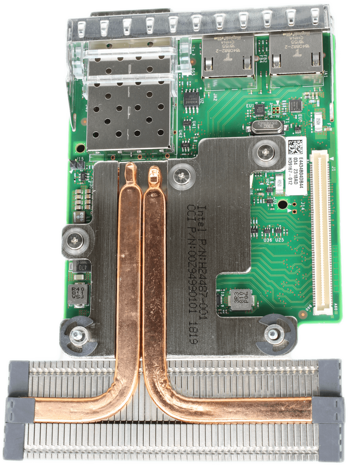 Dell Intel X710 + I350 Quad Port 2x 10G SFP 2x RJ45 Daughter Card P/N 06VDPG | 9723 (Bild 5 von 6)