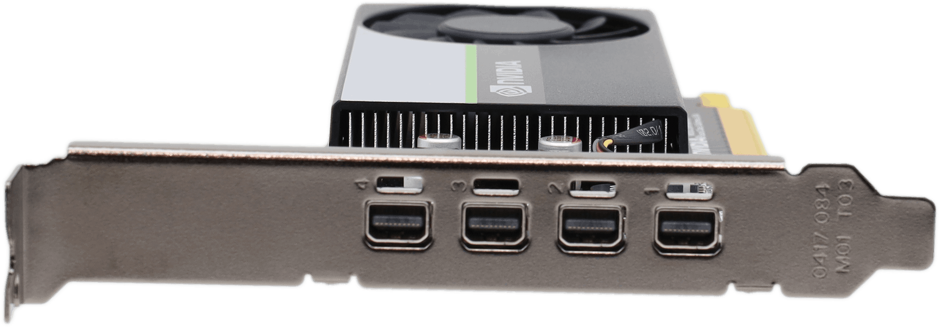 Nvidia HP T1000 - 8GB GDDR6 PCIe3x16 896 CUDA 50W 4x mDP - N02454-001 N02796-001 | 10543 (Bild 3 von 6)