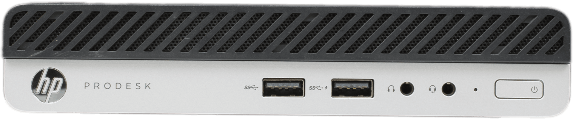 HP ProDesk 400 G5 Mini - Intel i7-9700T 8GB DDR4 RAM 512GB NVMe Windows 11 + PSU | 10196 — Vorderansicht (Bild 4 von 5)