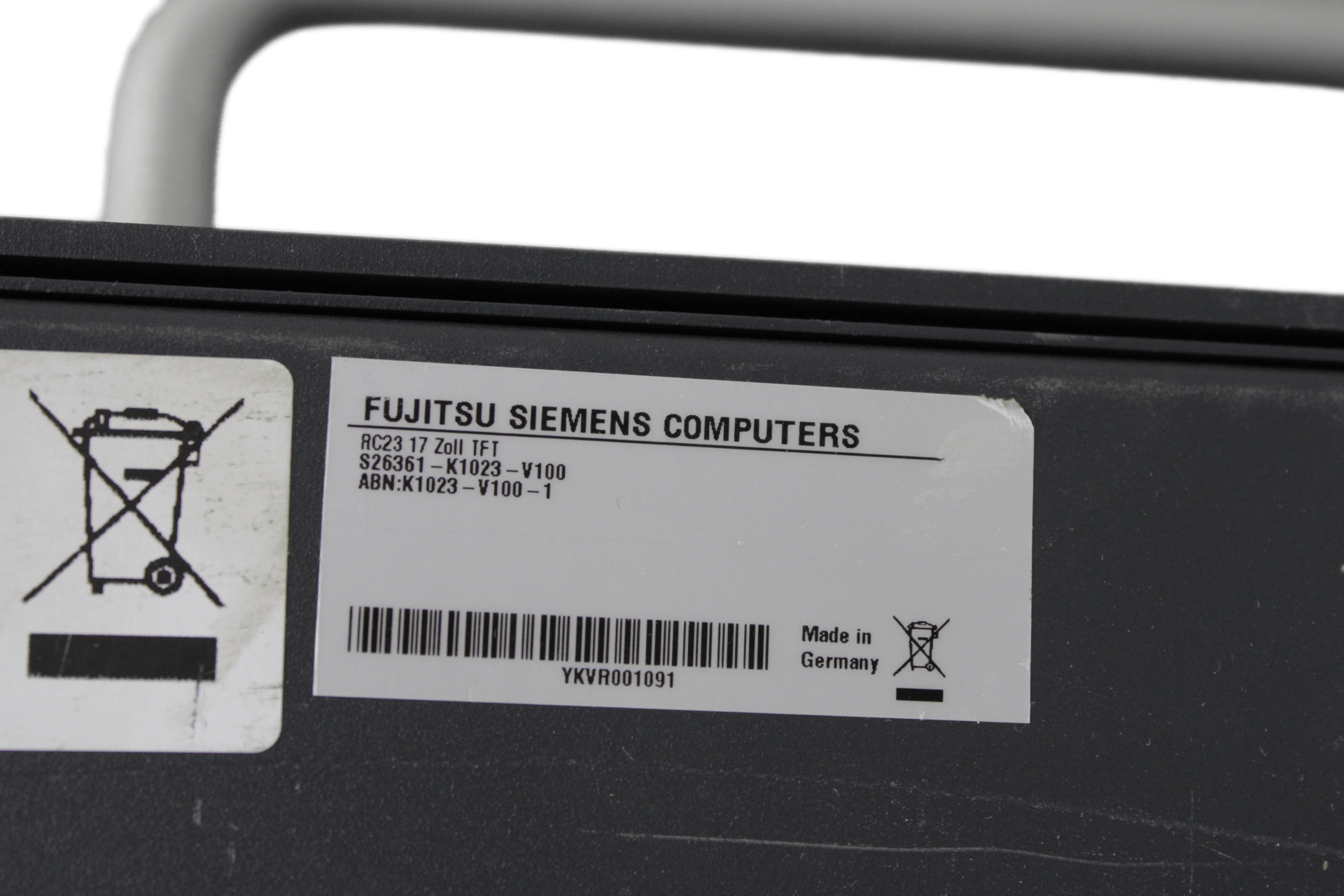 Fujitsu Siemens RC23 1U 17" TFT Rackmounted Flat Panel Console S26361-K1023-V100 | 9557 (Bild 7 von 7)