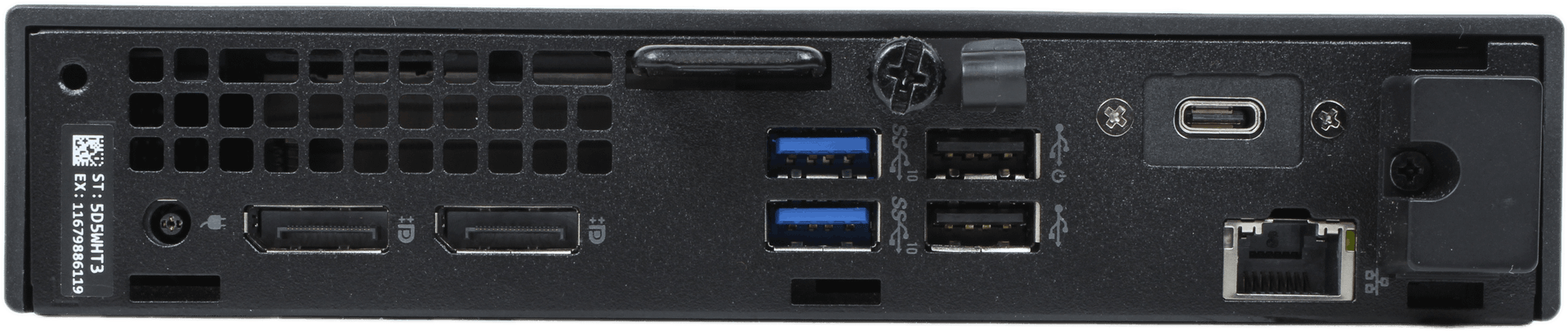 Dell OptiPlex 3000 TC - Intel Pentium N6005 - 16GB DDR4 256GB NVMe + WiFi No PSU | 10314 — Rückansicht (Bild 4 von 6)