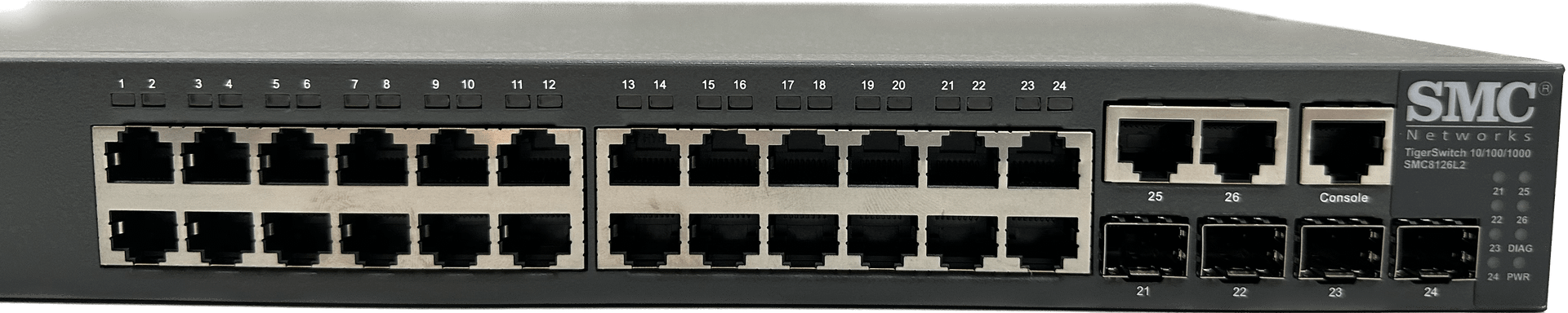 IBM SMC TigerSwitch | 26-Port 10/100/1000Mbps | Managed Ethernet Switch | 453 (Bild 2 von 6)