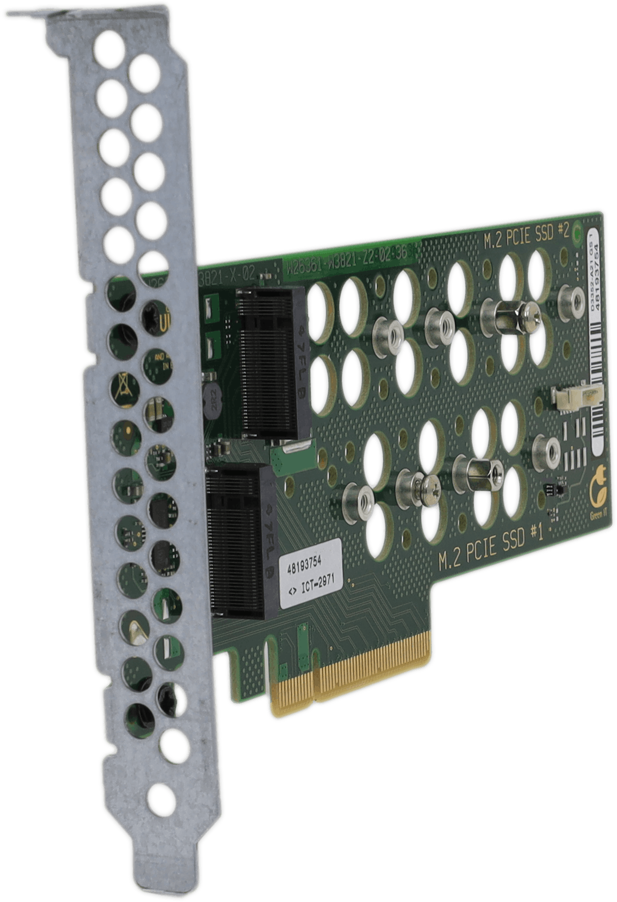 Fujitsu M.2 Carrier Board D3352-A2 - 2x M.2 PCIe 3.0 x4 Slots FP - D3352-A21 | 10556