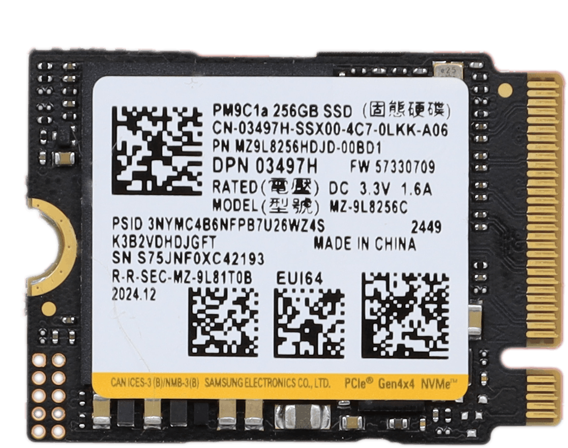 256GB NVMe 2230 PCIe 4.0 x4 für OptiPlex 3000 TC Samsung 03497H+ 03WKP6 Heatsink | 10364 — Lieferumfang (Bild 1 von 6)