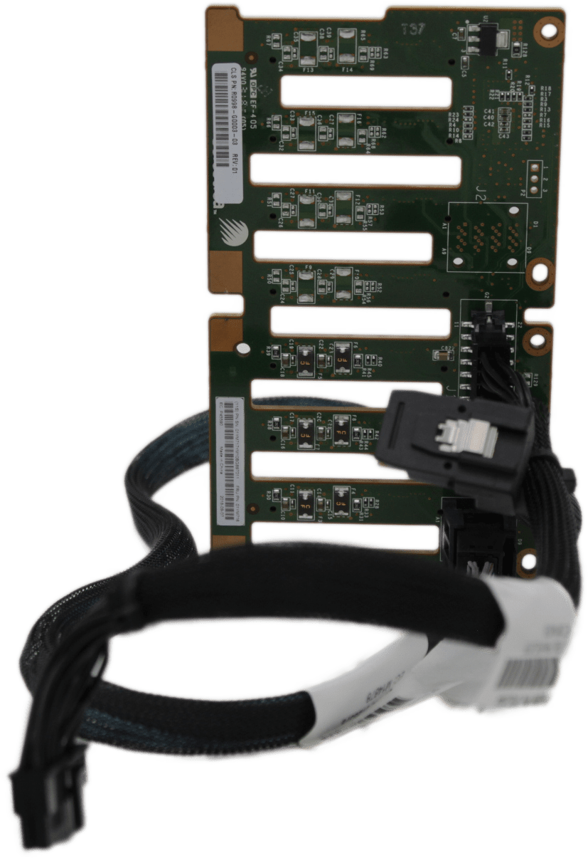 IBM - 8-Bay SATA Backplane for SAN Volume Controller 2145-SV1 - 01YM716 + Kabel | 9553 (Bild 7 von 7)