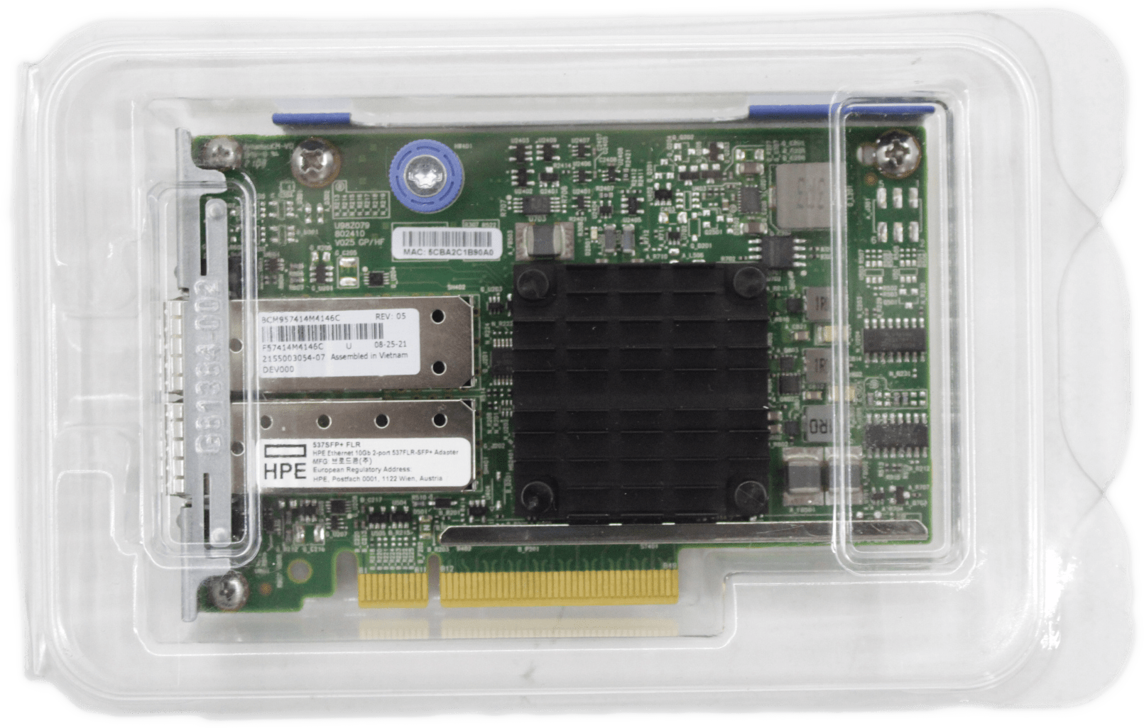 HPE 537FLR-SFP+ 10Gb 2-Port Netzwerkadapter | P12925-001 P08438-001 P08440-B21 | 9389 (Bild 1 von 6)