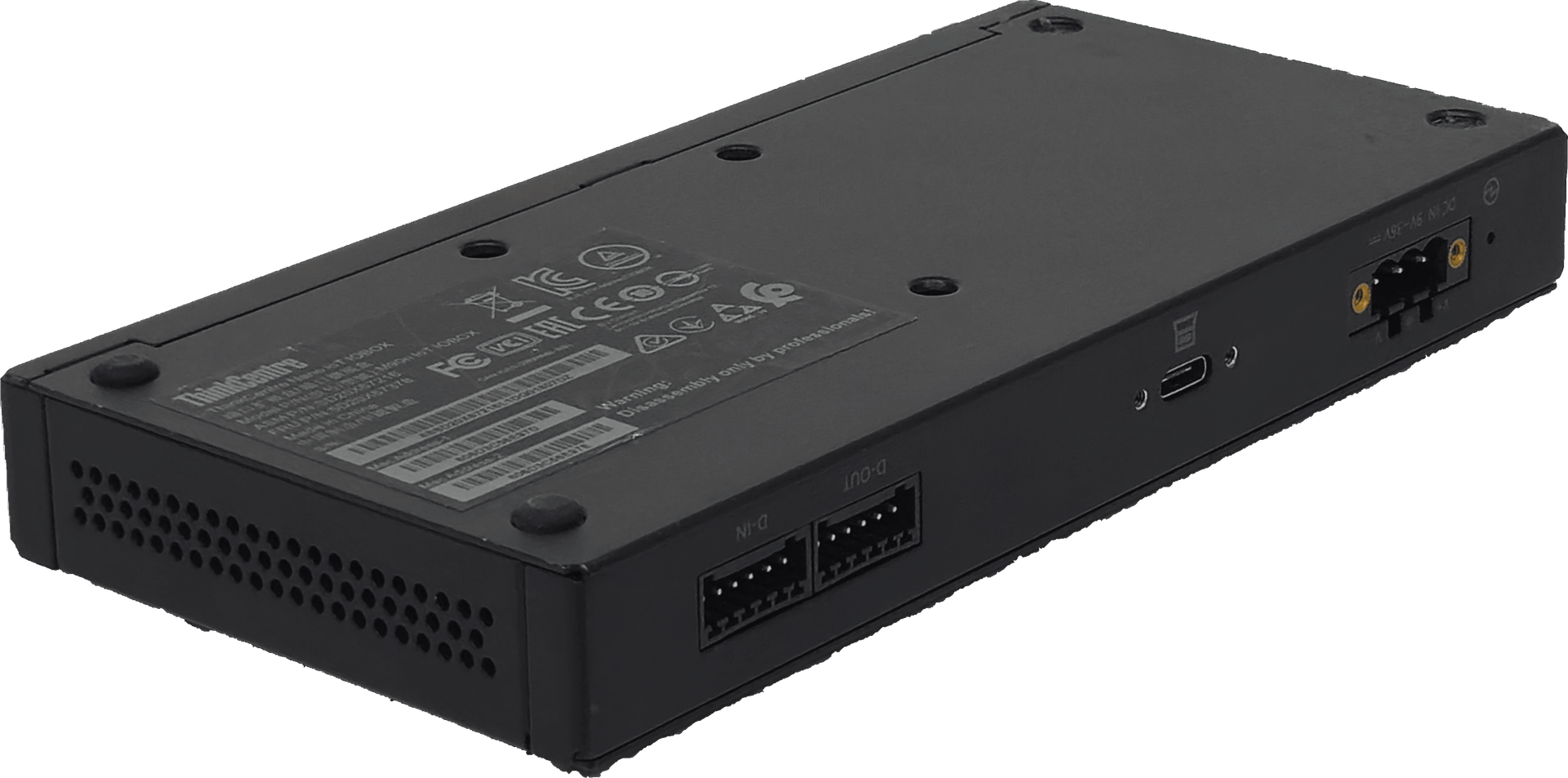 Lenovo ThinkCentre M90n IoT IOBOX - IO Expansion Box Ohne Schrauben 5D20X67378 | 10334 — Rückansicht (Bild 2 von 2)