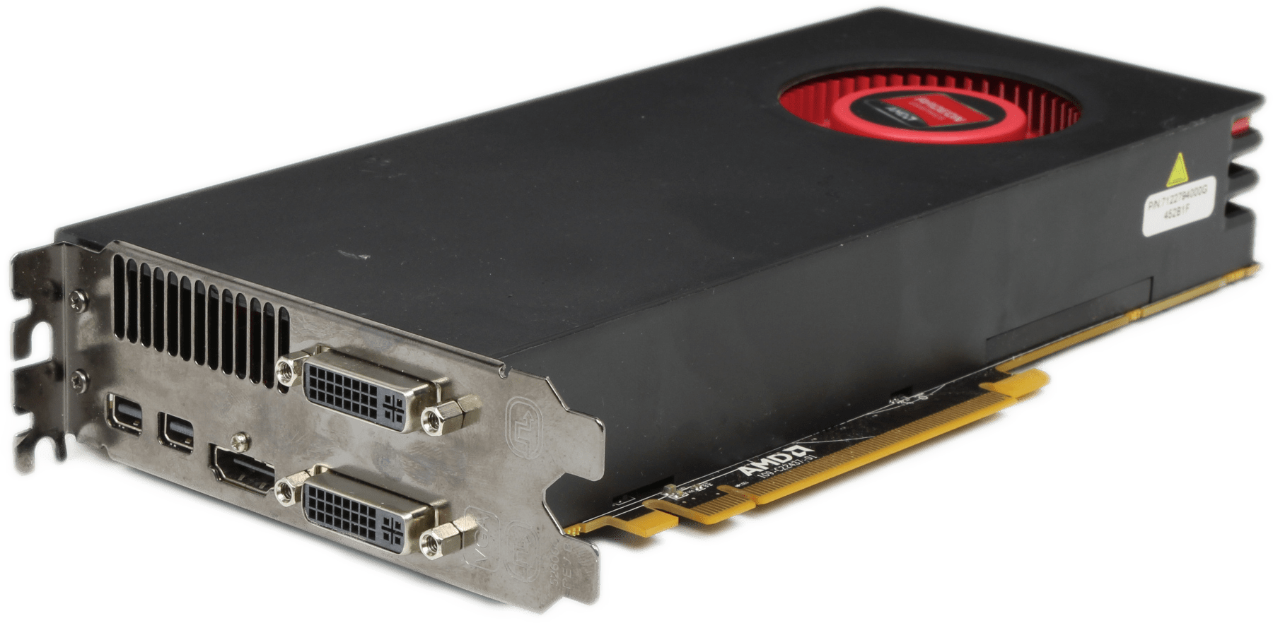 AMD Radeon HD 6850 Grafikkarte 1 GB GDDR5 2x DVI 2x DP Mini 1.1 1x HDMI 1.3a | 9996 — Seitenansicht (Bild 2 von 7)
