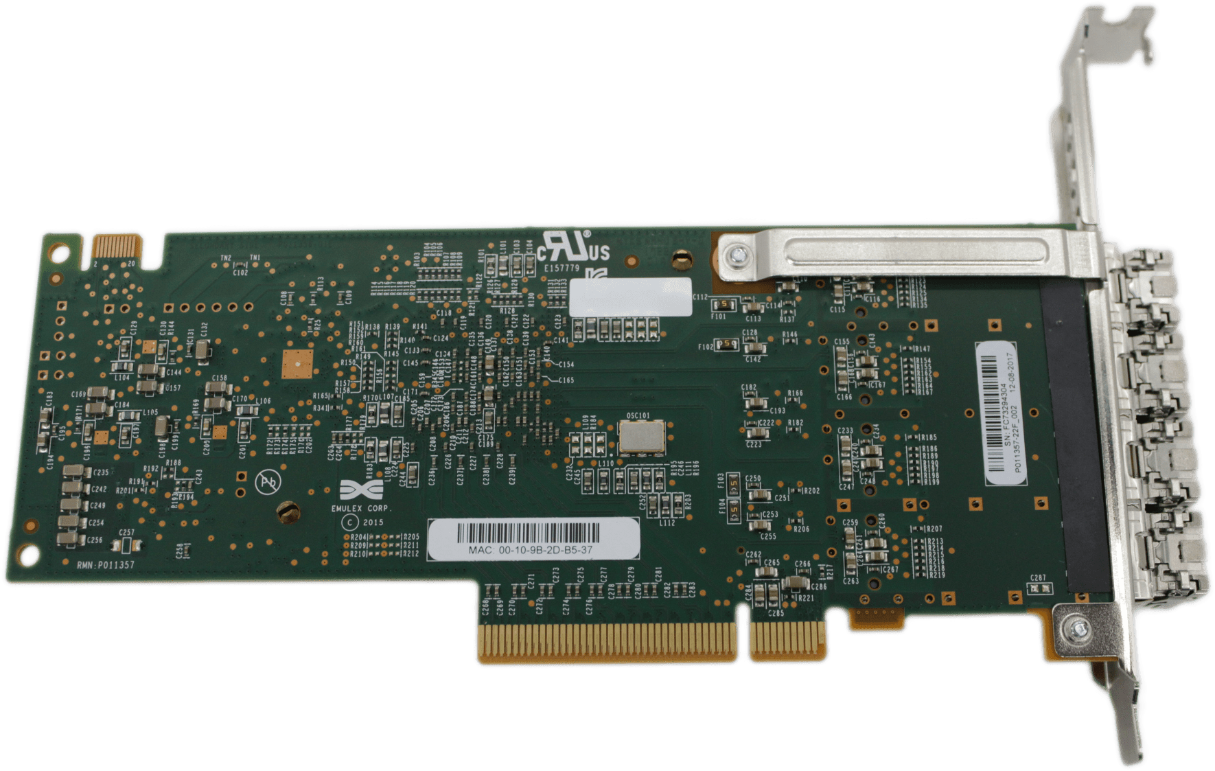 IBM Quad Port PCIe x8 16Gb FC SFP+ Netzwerkkarte 00WY983 Full Profile + Module | 9545 (Bild 4 von 6)