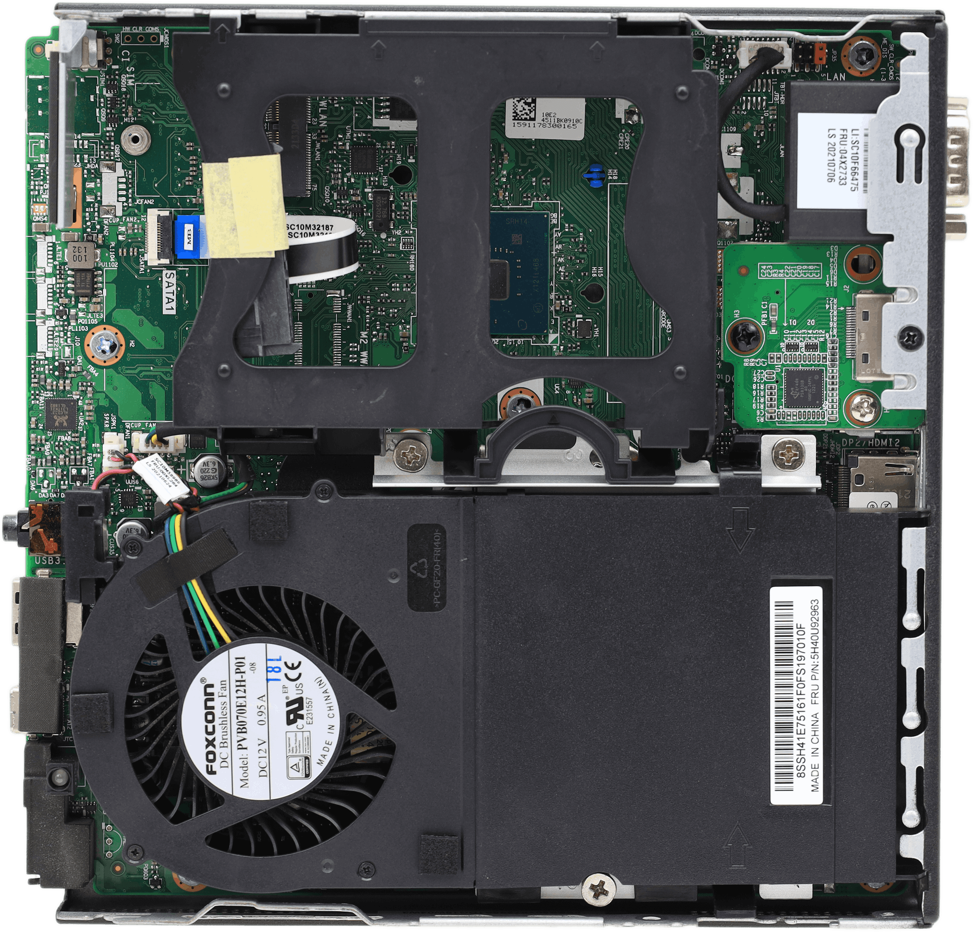 Lenovo ThinkCentre M70q Mini PC - i5-10500T 16GB DDR4 512GB M.2 SSD + PSU +Win11 | 10032 (Bild 5 von 7)