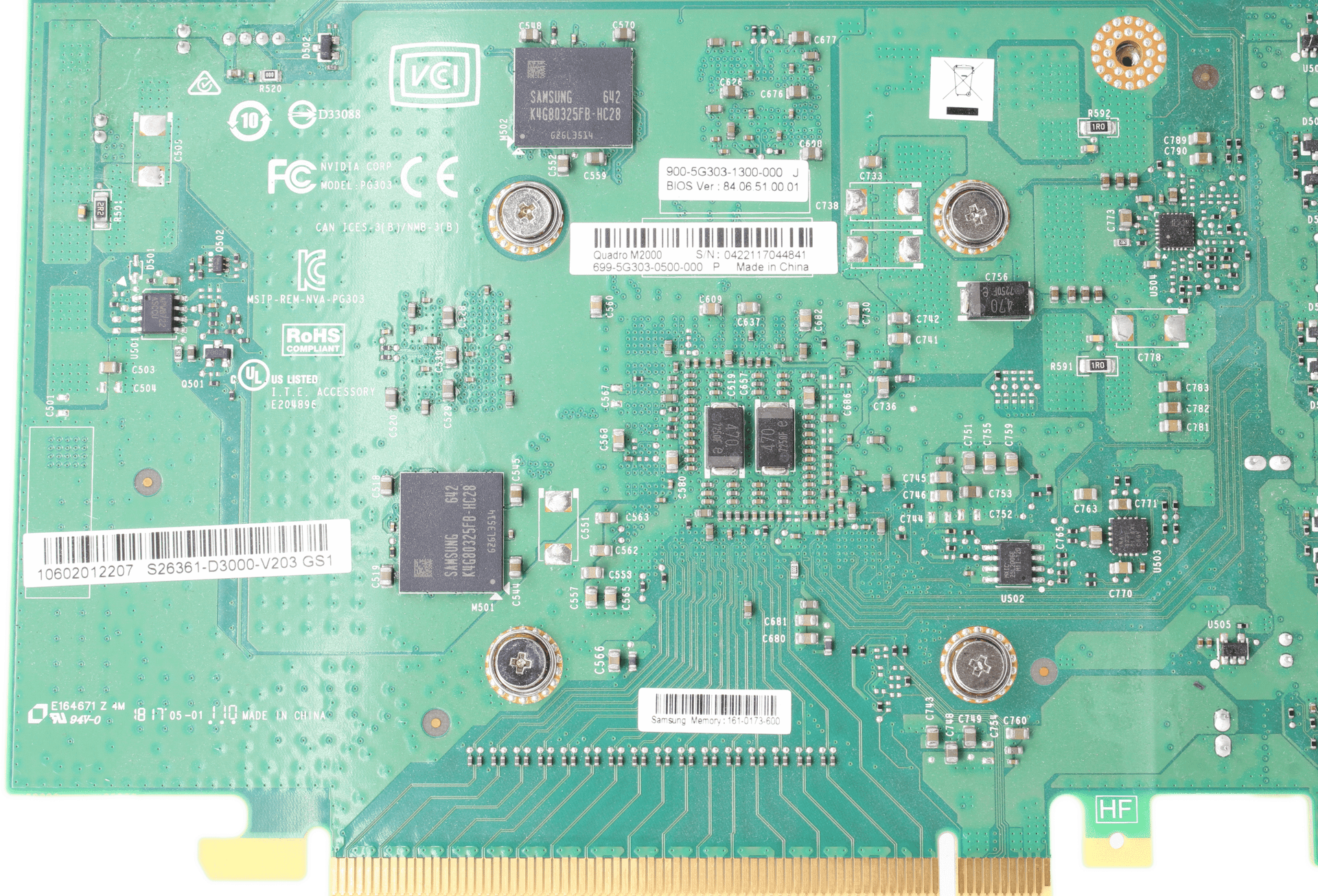 Fujitsu Nvidia Quadro M2000 Grafikkarte 4GB GDDR5 S26361-D3000-V203 GS1 | 9997 (Bild 7 von 7)
