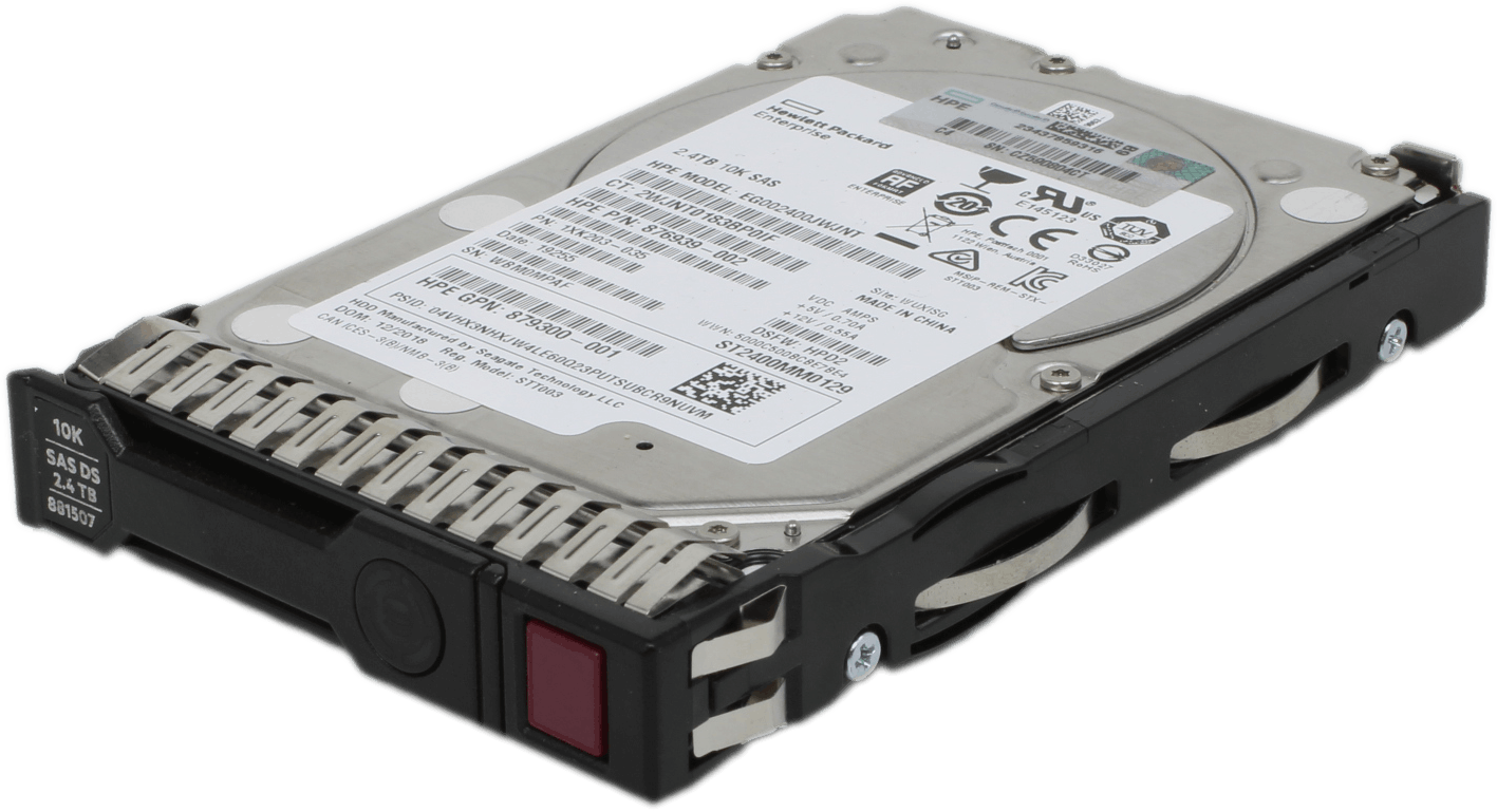 HP EG002400JWJNT 2,5" 2,4 TB SAS 12G 10K HDD + Caddy - 876939-002 ST2400MM0129 | 10285 — Produktbild (Bild 1 von 6)