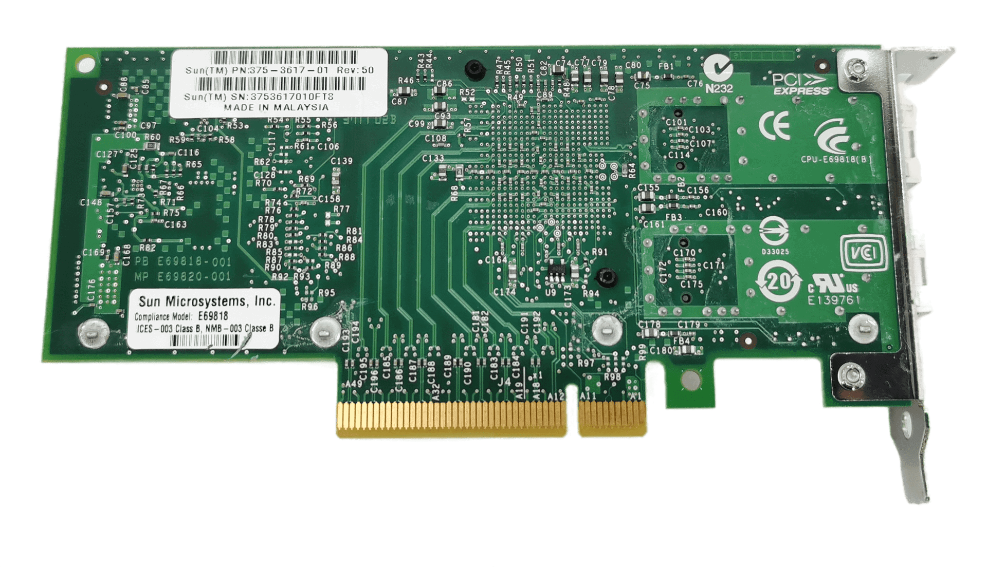 SUN Intel X520-DA2 10G Dual-Port Ethernetadapter | Low Profile | 375-3617-01 | 401 (Bild 1 von 4)