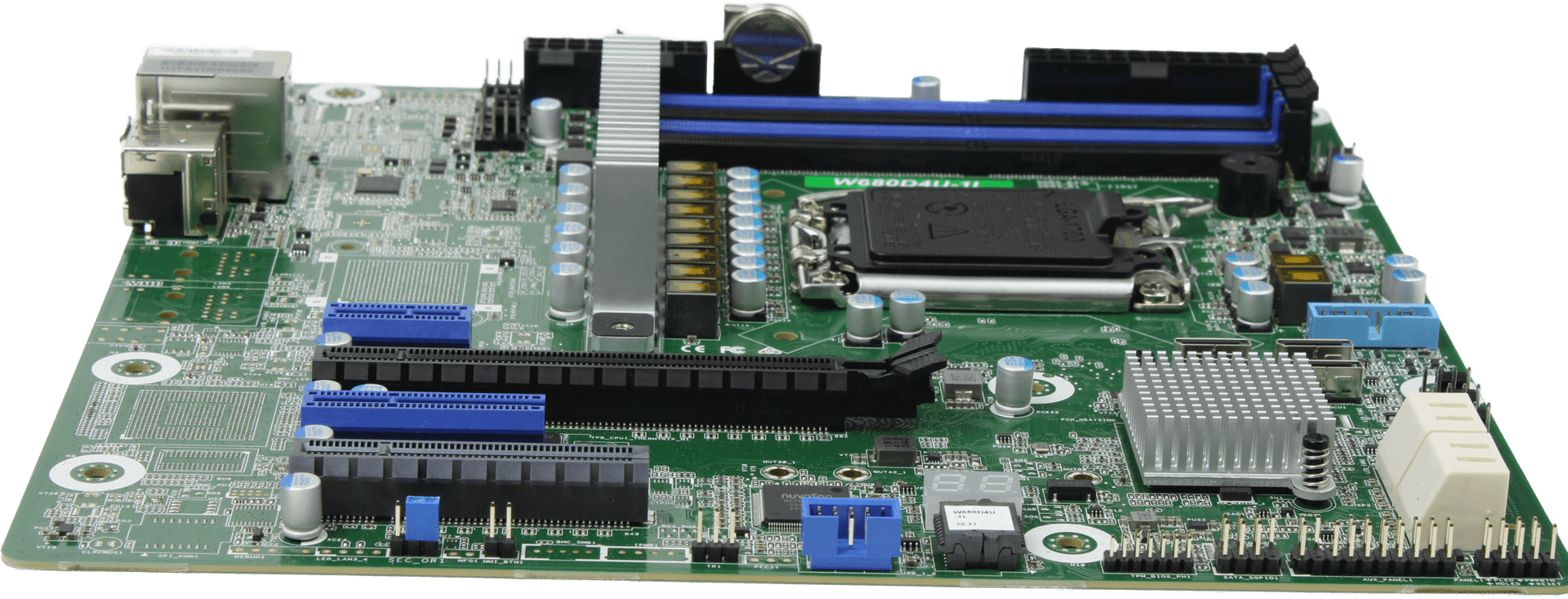 ASRock Rack W680D4U-1L Server Mainboard - Micro-ATX - Intel LGA-1700 + IO Shield | 10080 (Bild 4 von 10)