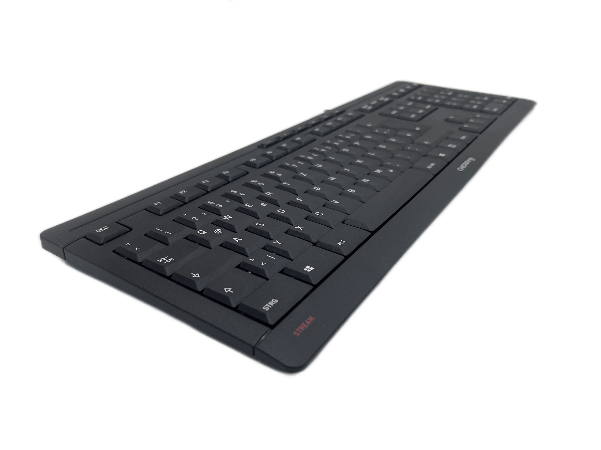 Kopie von CHERRY Stream Tastatur JK-8500DE-2 - QWERTZ Deutsch - Schwarz USB Silent Neu/OVP #1 | 759 (Bild 1 von 4)