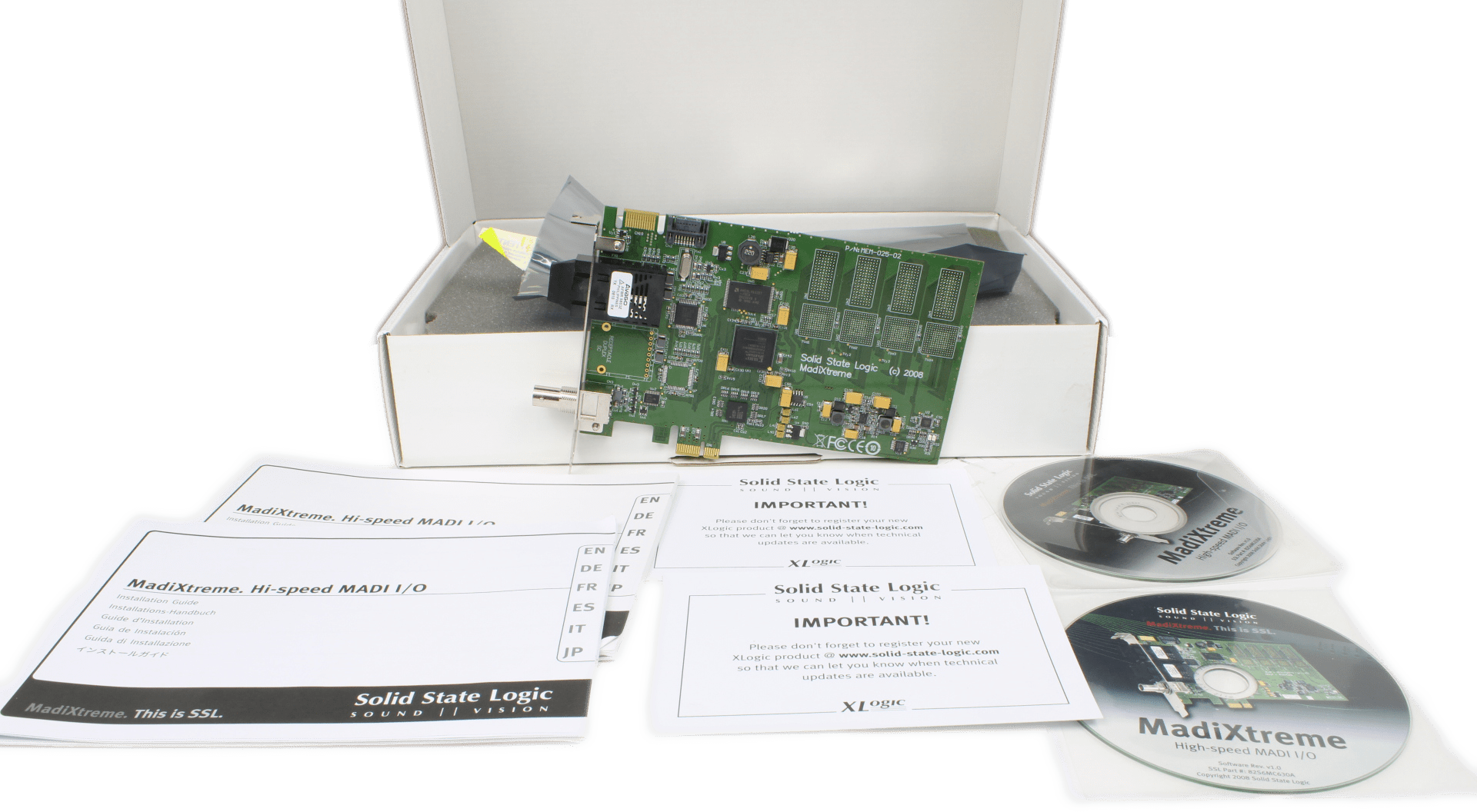 Solid State Logic - MadiXtreme 64 High-speed MADI I/O - PCIe Audio Sound Karte | 9649 (Bild 4 von 6)