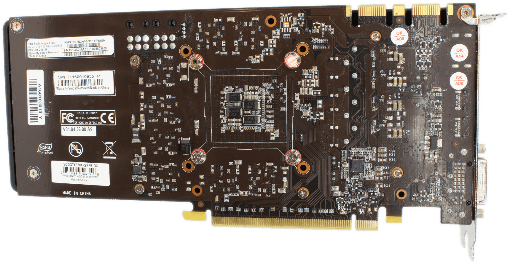 PNY | NVIDIA GeForce GTX970 OC | 4GB GDDR5 PCIe3.0 x16 | VCGGTX9704R2XPB-OC | 9643 (Bild 2 von 7)