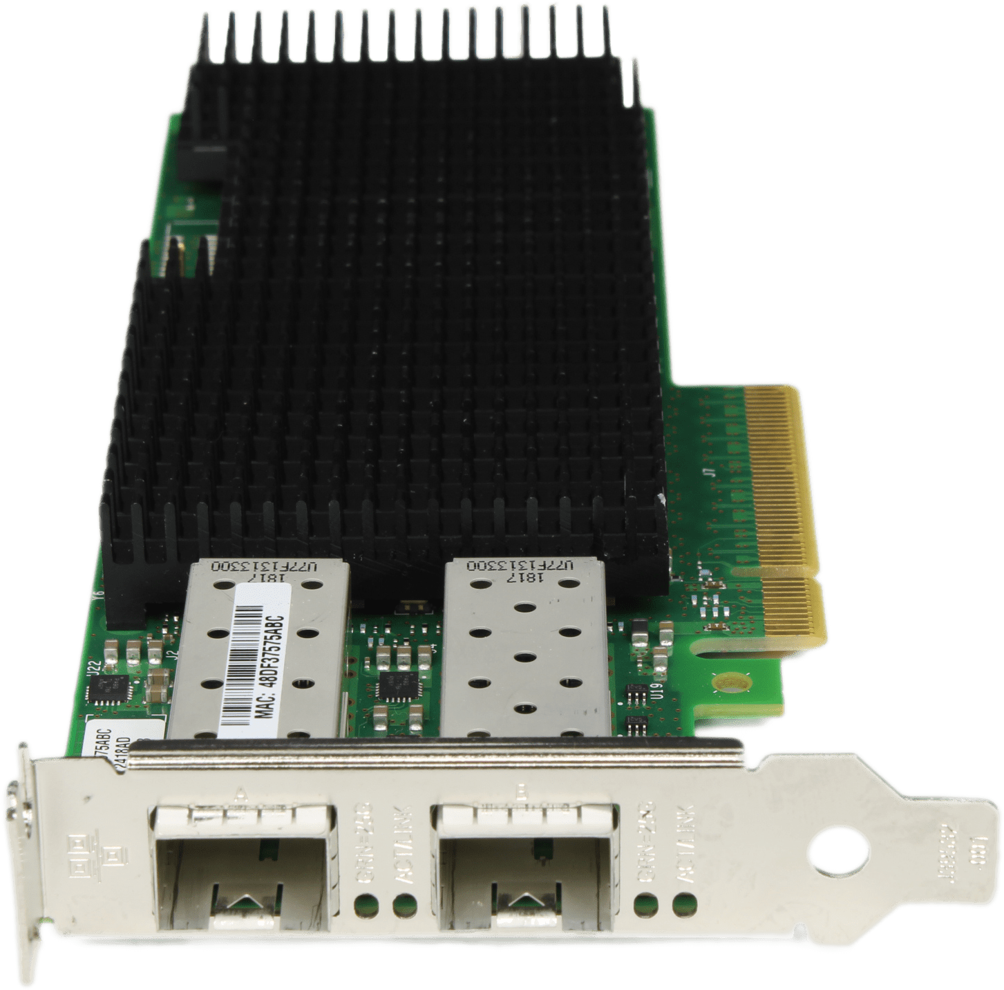 HPE 661SFP28 Dual Port 10/25Gb SFP28 Netzwerkadapter PCIe3.0 x8 870823-001 LP | 10055 — Vorderansicht (Bild 3 von 7)
