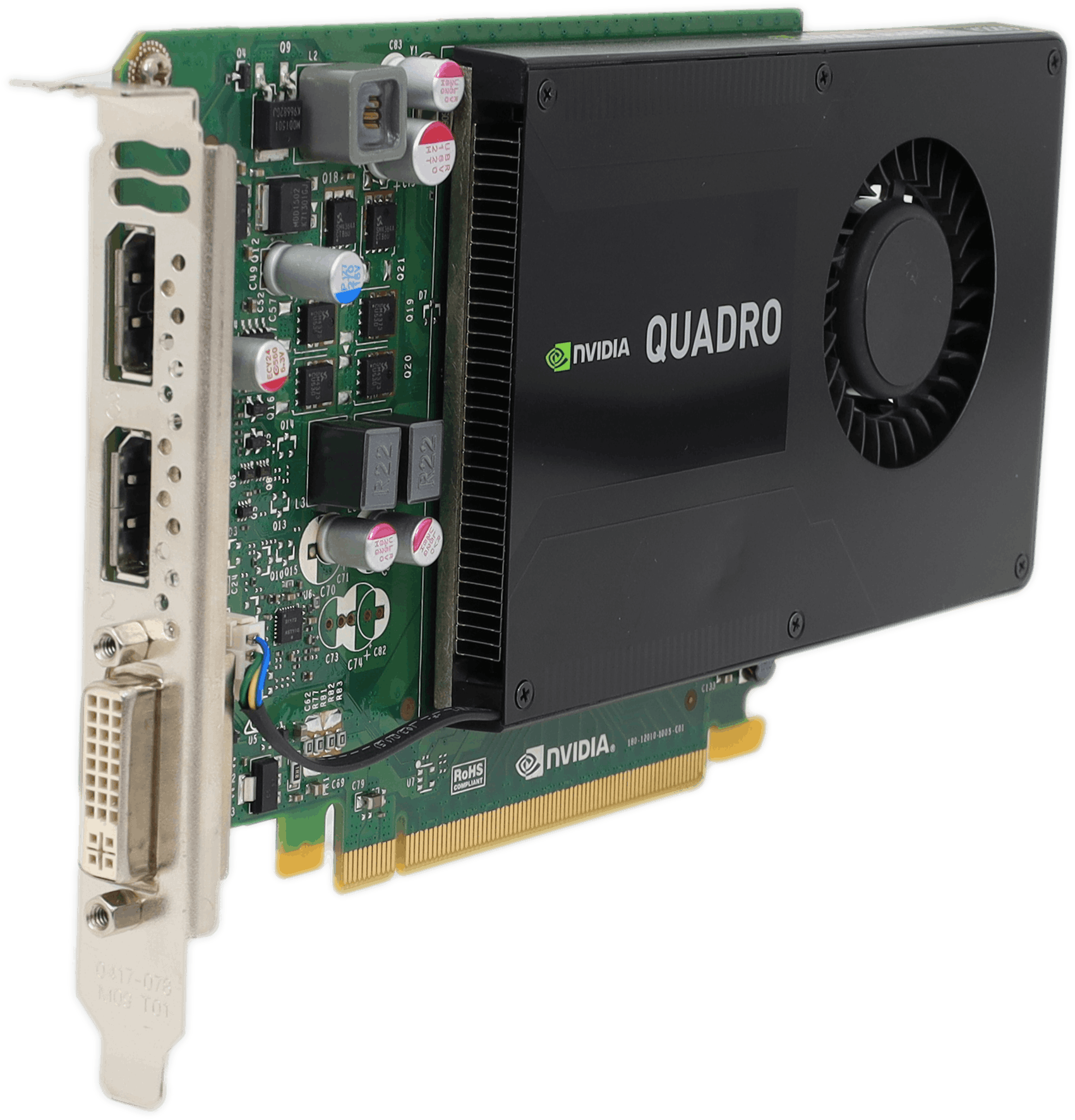 Nvidia Quadro K2200 - 4GB GDDR5 PCIe2x16 640 CUDA 68W - S26361-D3000-V220 | 10555