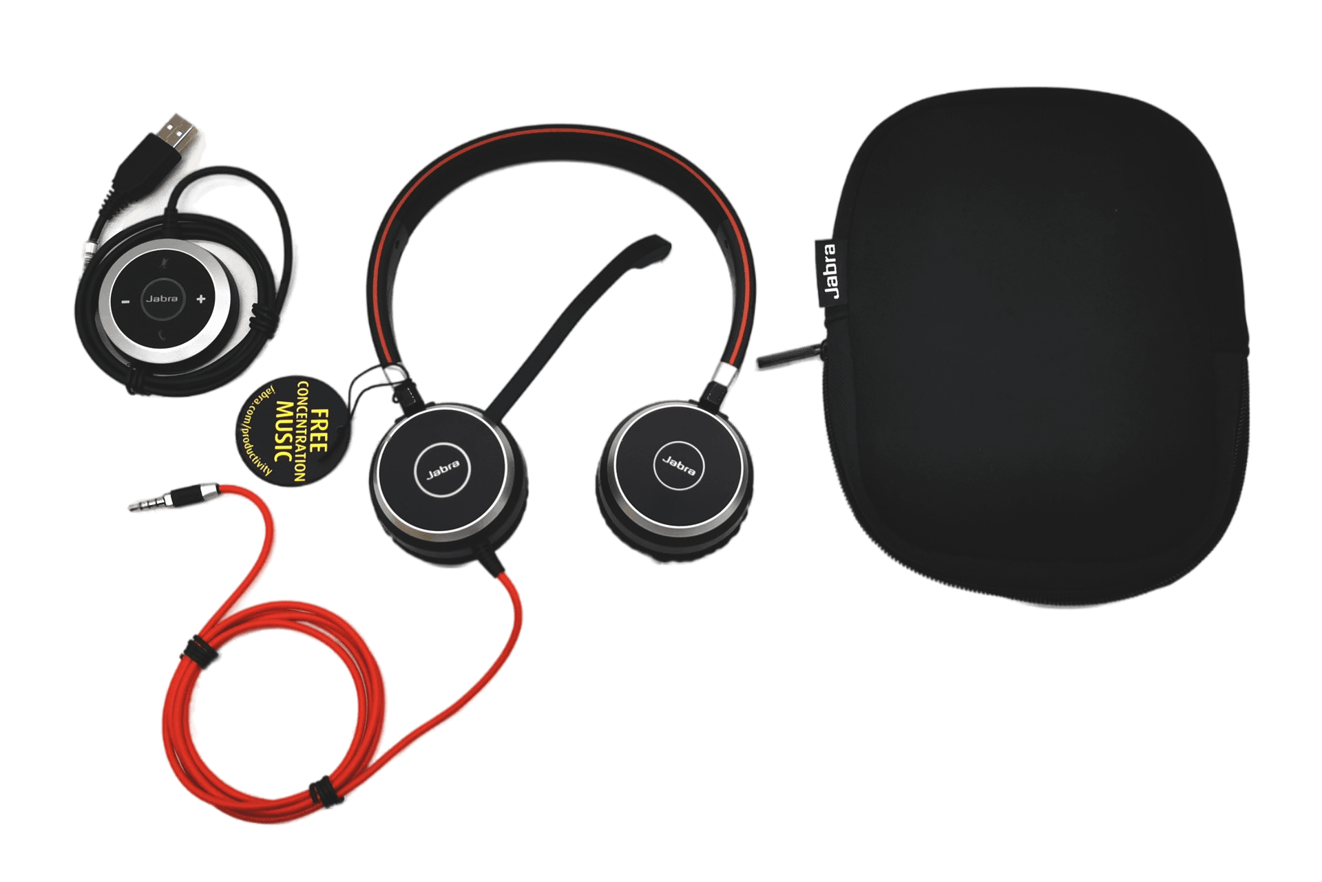 Jabra Evolve 40 Stereo Headset UC USB Kopfhörer - HSC017 ENC010 NEU & OVP | 263 (Bild 4 von 4)