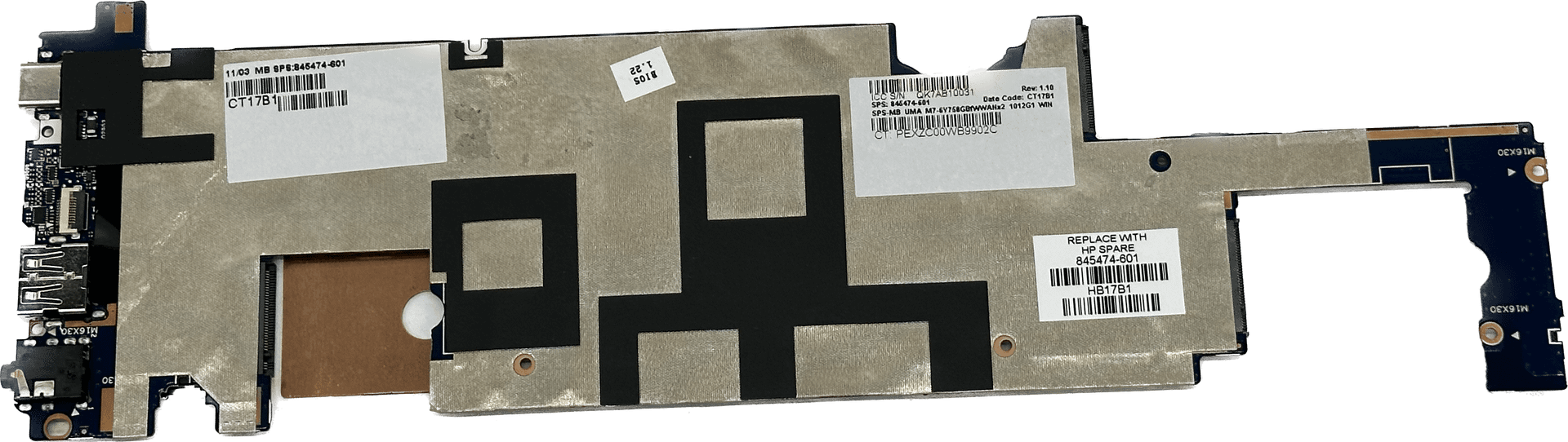 HP Elite X2 1012 G1 Laptop Mainboard | Intel M7-6Y75 8GB | 845474-601 | 670 (Bild 1 von 6)