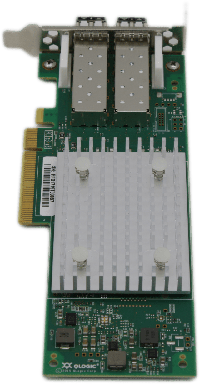 Dell Qlogic 32GB Dual Port FC HBA PCIe3 x8 | QLE2742L-DEL 05H4YH | inkl. GBICs | 9517 (Bild 3 von 7)
