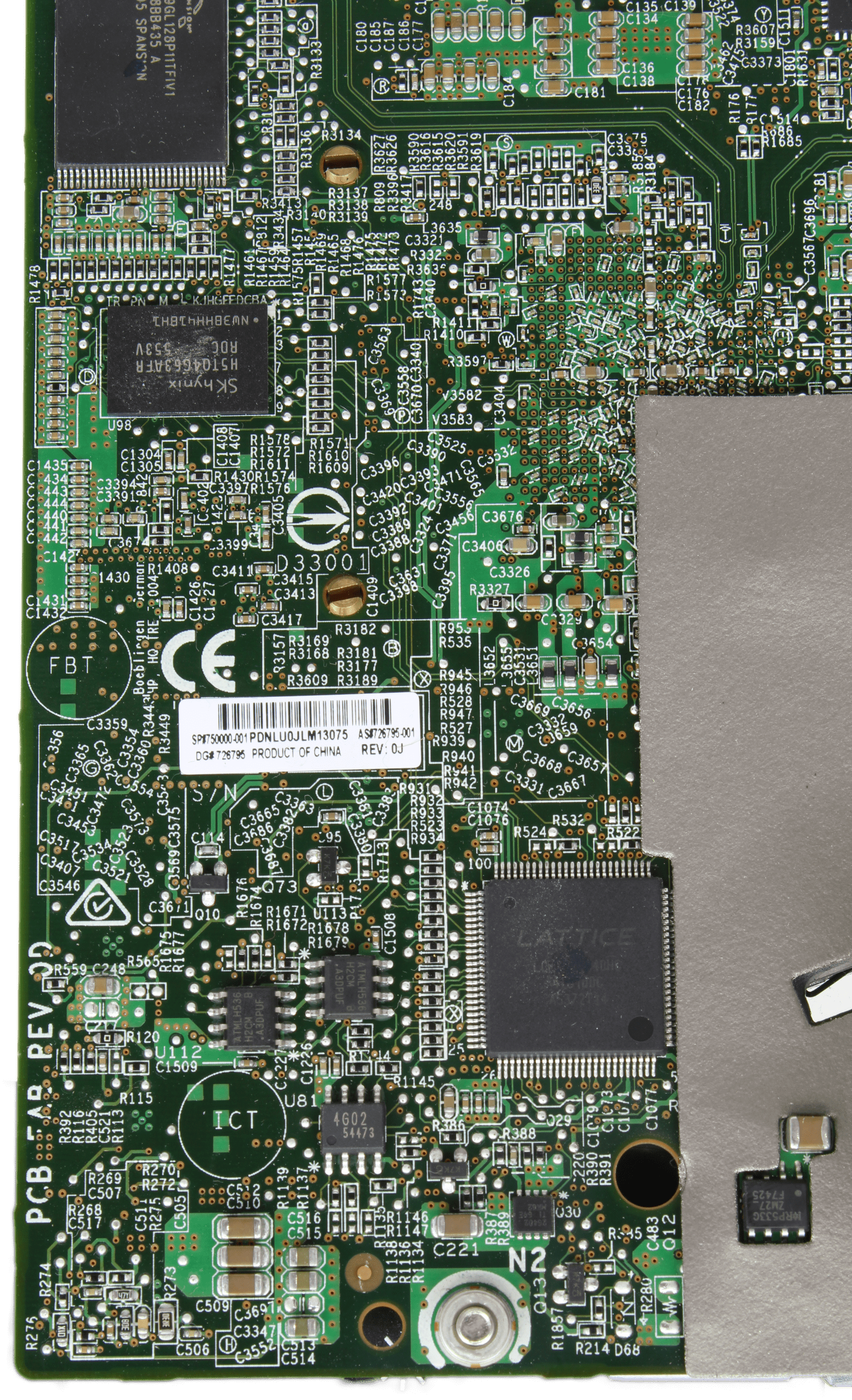 HPE Smart Array P246br 4-Port RAID Controller 12G SAS 750000-001 726795-001 | 9981 — Produktlabel (Bild 6 von 6)
