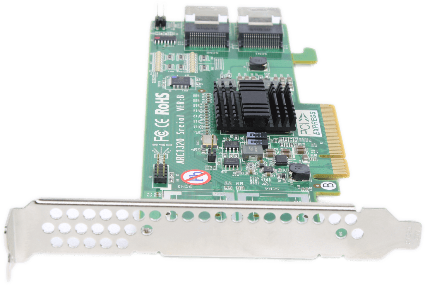 Areca ARC-1320-8i 8x 6Gb/s SAS Host Adapter PCIe2.0 x8 2x SFF-8087 Full Profile | 9349 (Bild 4 von 6)