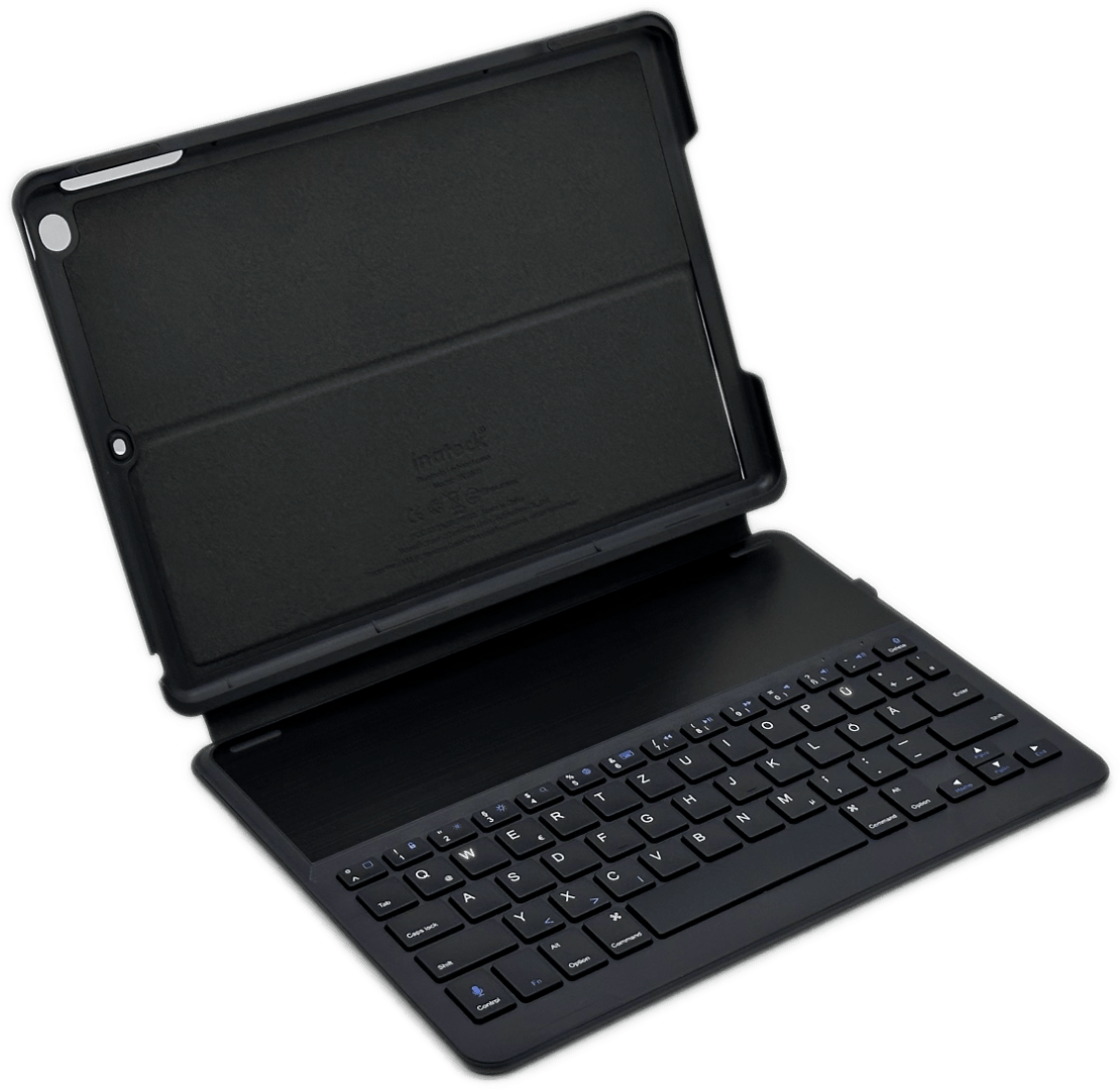 Inateck Bluetooth Tastatur Hülle | iPad 9.7" (2017/2018) / iPad Air | Duneklgrau | 1761 (Bild 2 von 7)