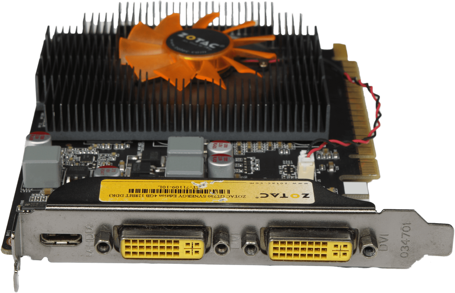 NVIDIA Zotac GeForce GT730 Synergy Edition 4GB DDR3 49W 2x DVI 1x Mini HDMI | 10019 — Übersicht (Bild 3 von 6)