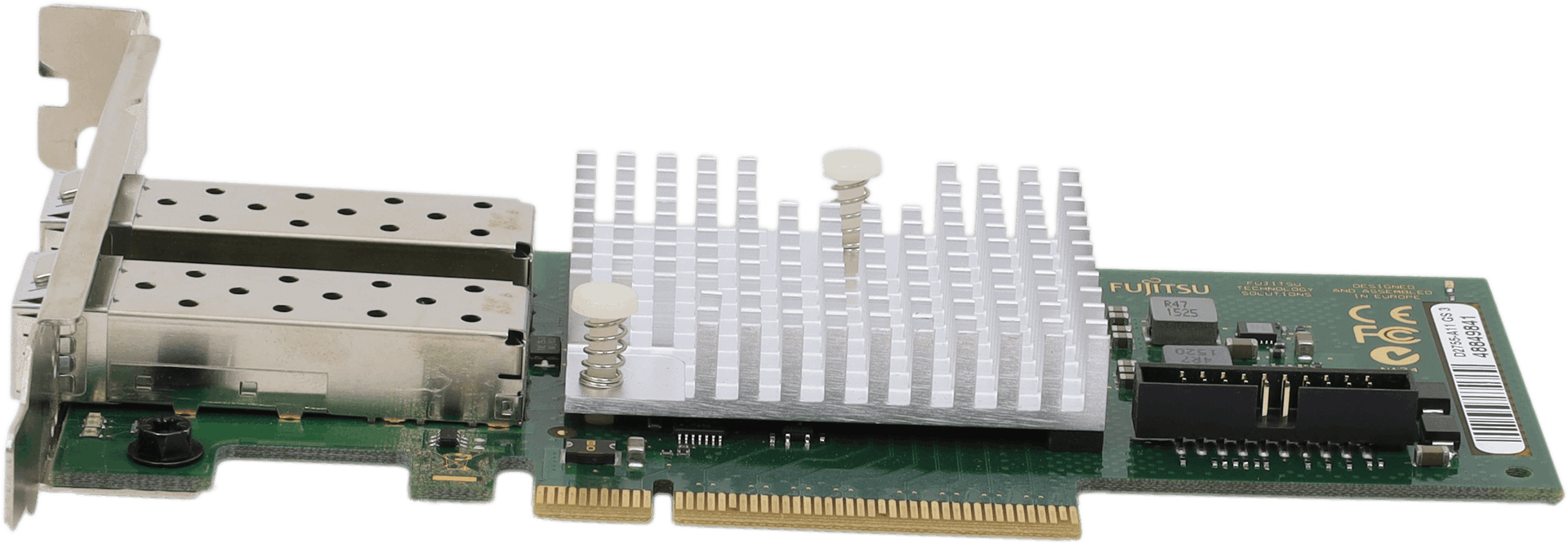 Fujitsu Primergy Dual-Port 10 GbE SFP+ PCIe 2.0 x8 D2755-A11 GS3 Full Profile | 10558 (Bild 3 von 6)