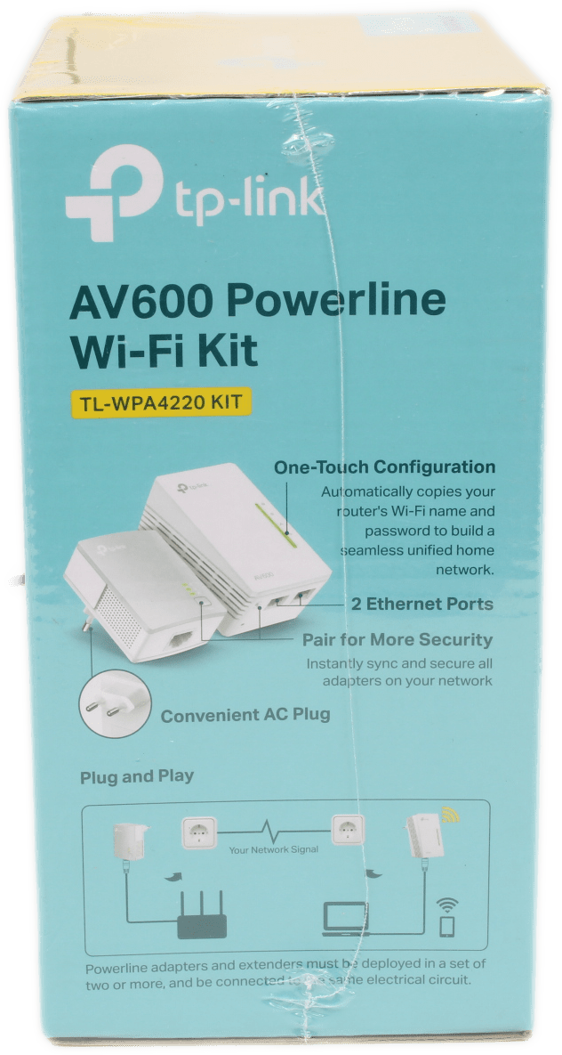 TP-Link TL-WPA4220 Ver.5.0 AV600 Gigabit Powerline Wi-Fi Kit EU | Wi-Fi Extender | 9598 (Bild 4 von 6)