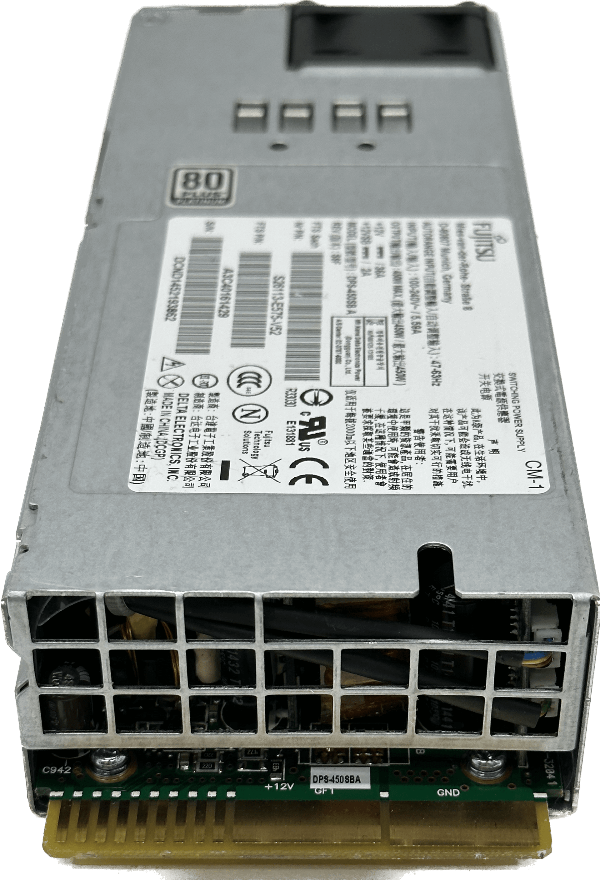 Fujitsu Server Netzteil 450W 80+ Platinum Primergy RX200 RX300 S7 S8 | DPS-450SB | 701 (Bild 3 von 6)