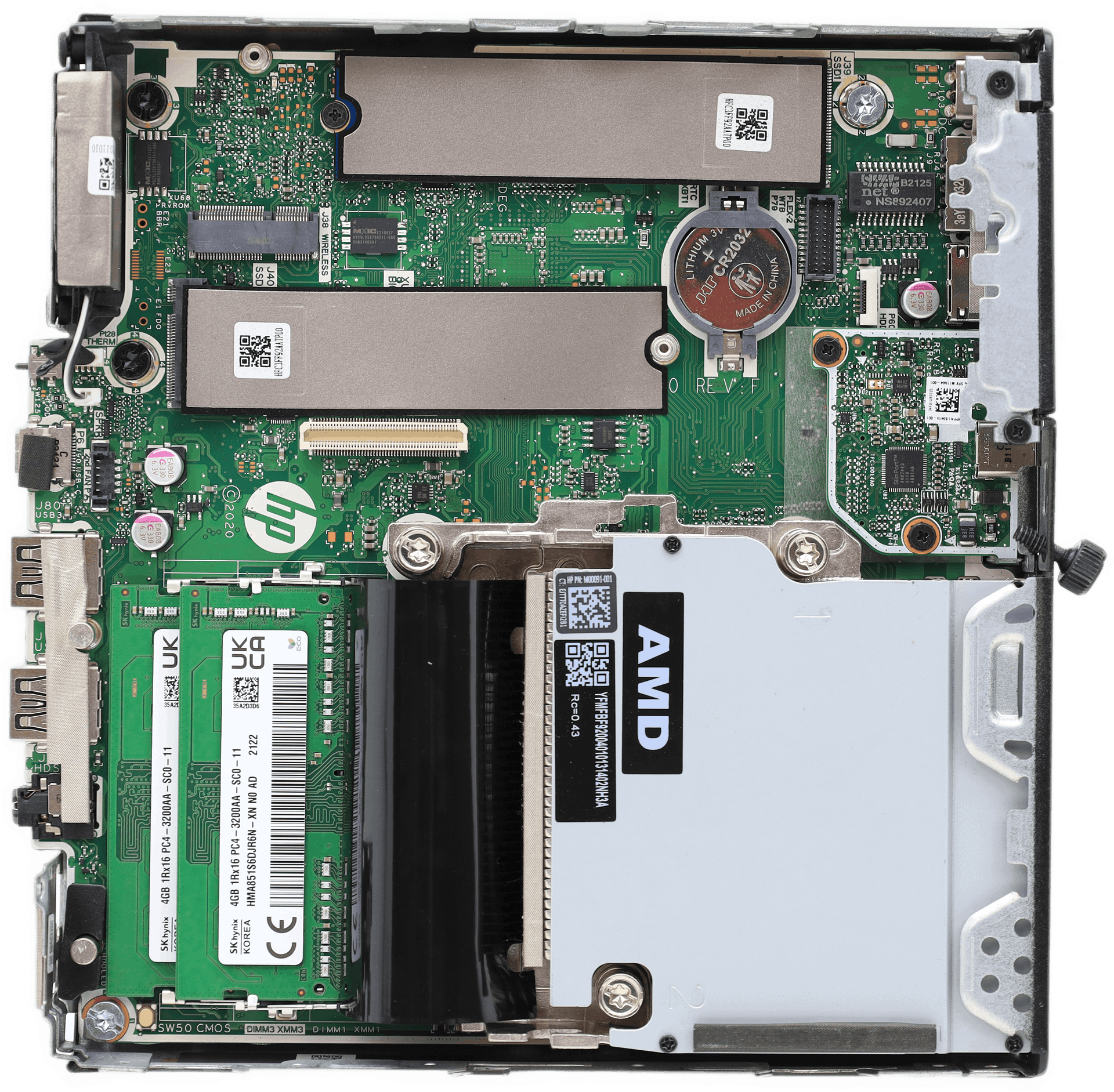 HP EliteDesk 805 G6 Mini PC - AMD Ryzen 5 PRO 4650GE | 10487 (Bild 6 von 7)