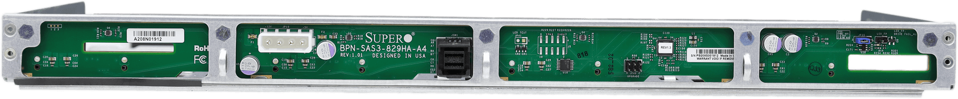 Supermicro 4-Port 12G Backplane for 4x3.5" Internal SAS3/SATA3 BPN-SAS3-829HA-A4 | 10479 (Bild 2 von 7)