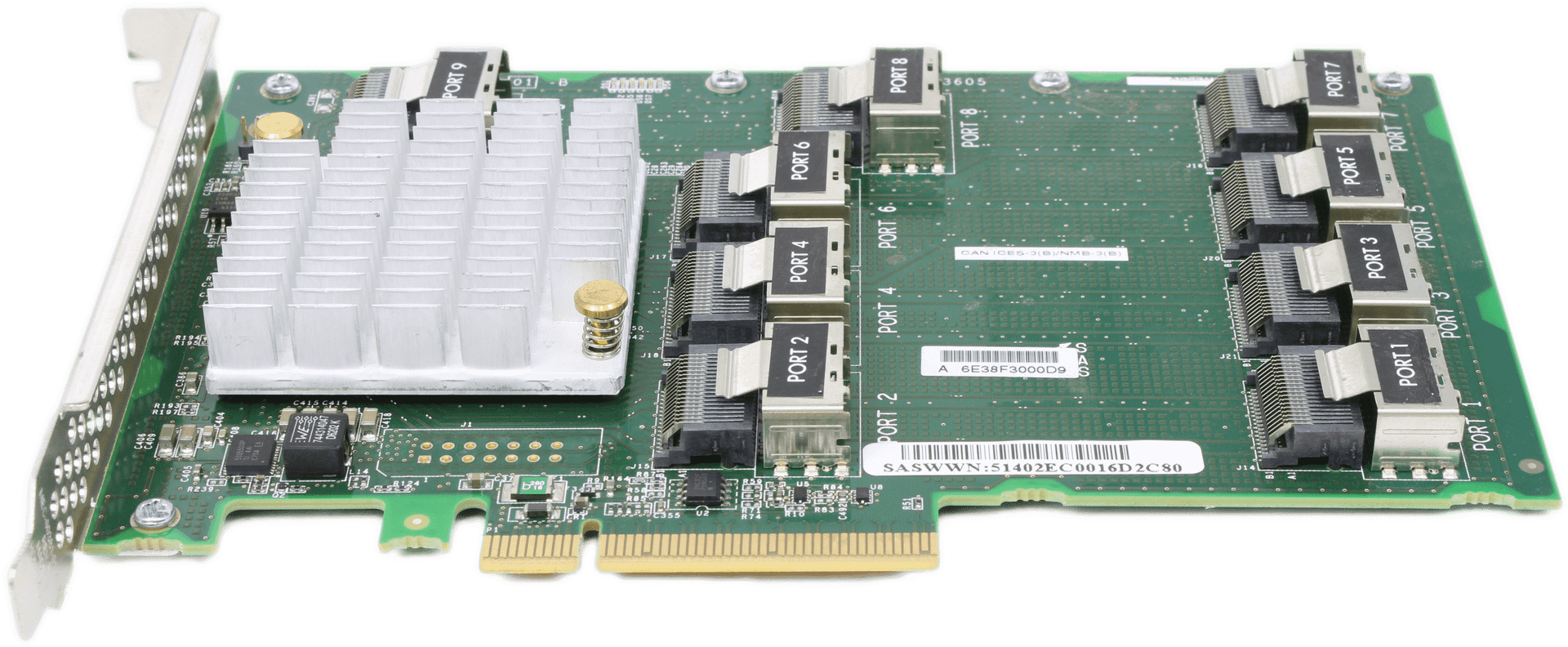 HP AEC-83605 9-Port SAS Expander Card 12Gb für DL380 Gen9 761879-001 727252-001 | 9934 — Seitenansicht (Bild 3 von 6)