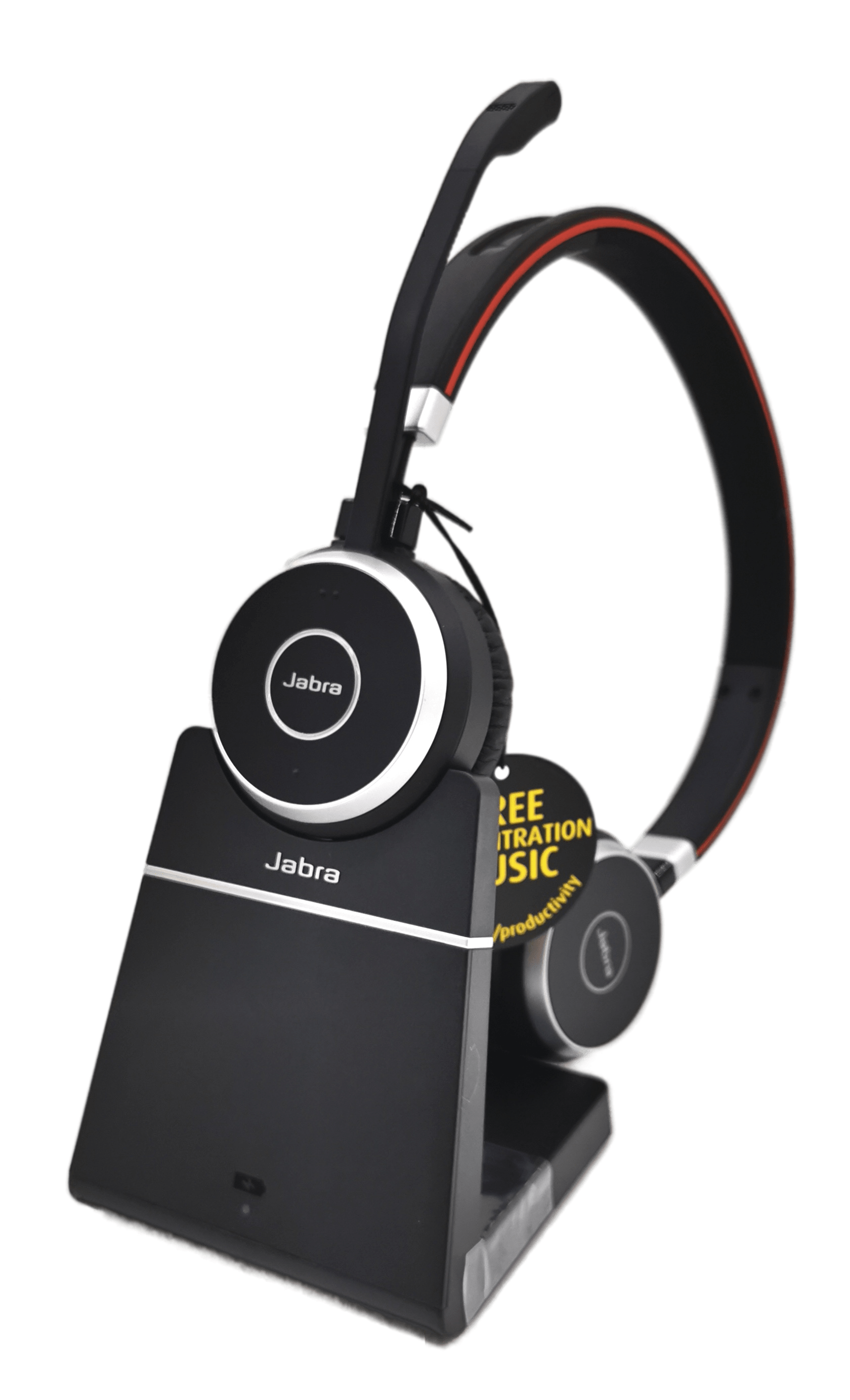 Jabra Evolve 65 Stereo MS Link380a mit Ladestation | Headset Bluetooth Kopfhörer | 274 (Bild 1 von 6)