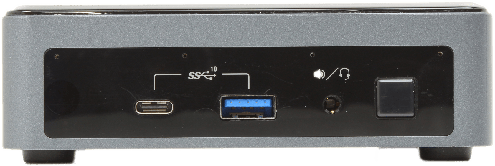 Intel NUC 10FNK Mini PC Intel i7-10710U 8GB DDR4 256GB NVMe - WiFi Thunderbolt 3 | 10149 — Vorderansicht (Bild 4 von 5)