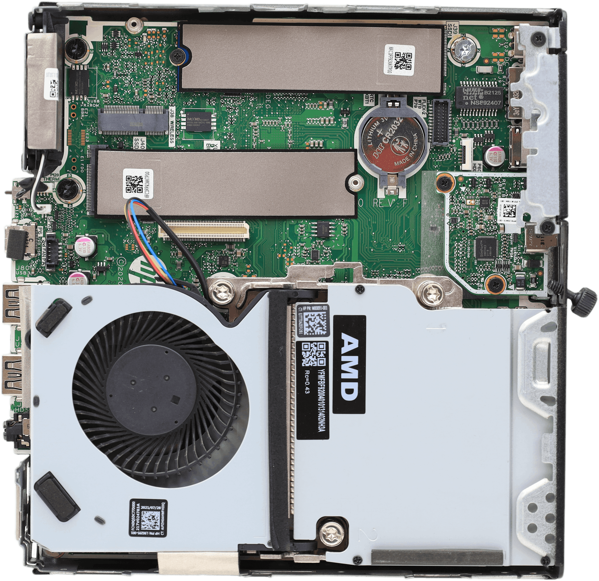 HP EliteDesk 805 G6 Mini PC - AMD Ryzen 5 PRO 4650GE | 10487 (Bild 5 von 7)