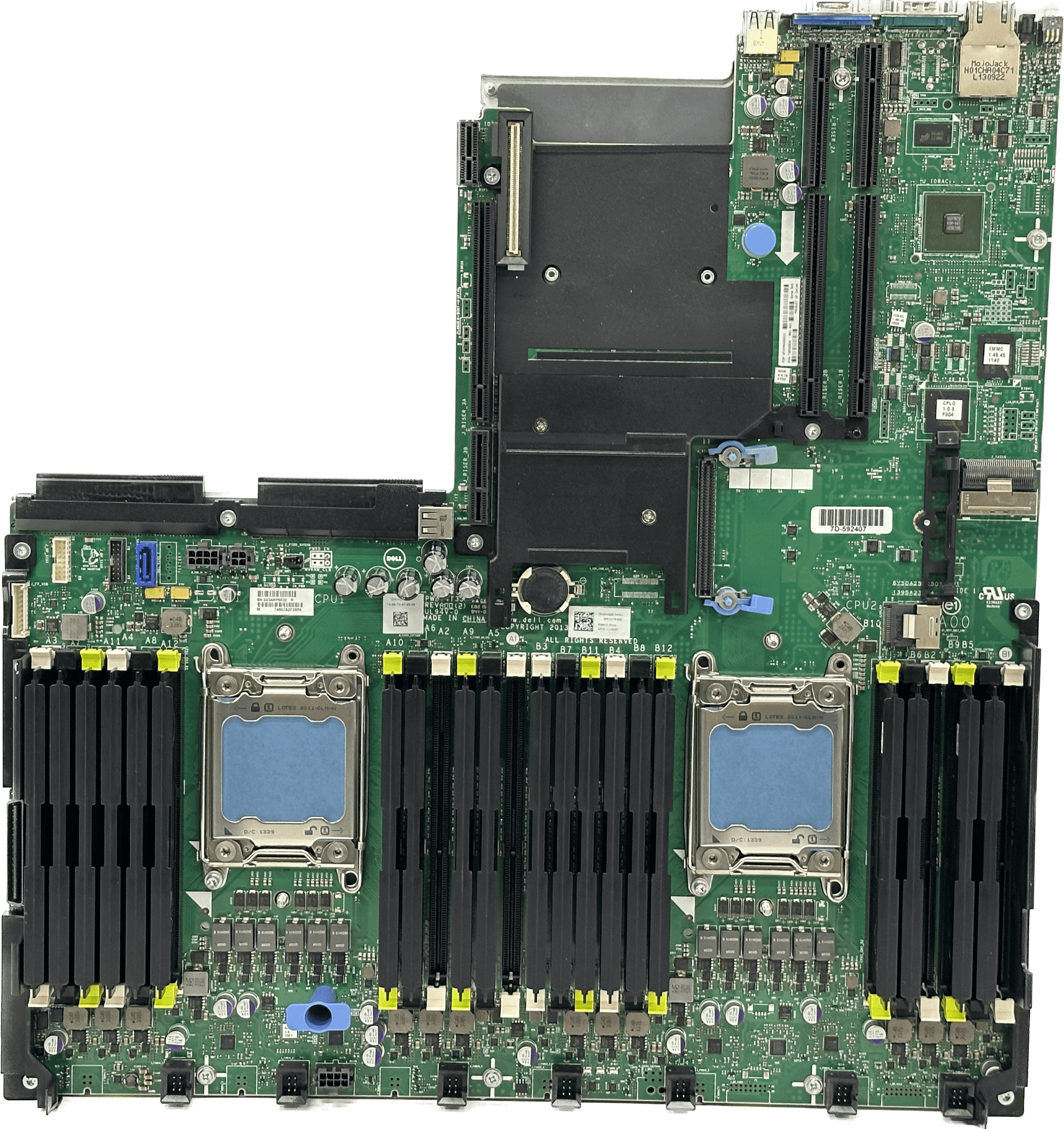 DELL PowerEdge R620 System Mainboard Motherboard | LGA2011 DDR3 Server | 01W23F | 536 (Bild 1 von 7)