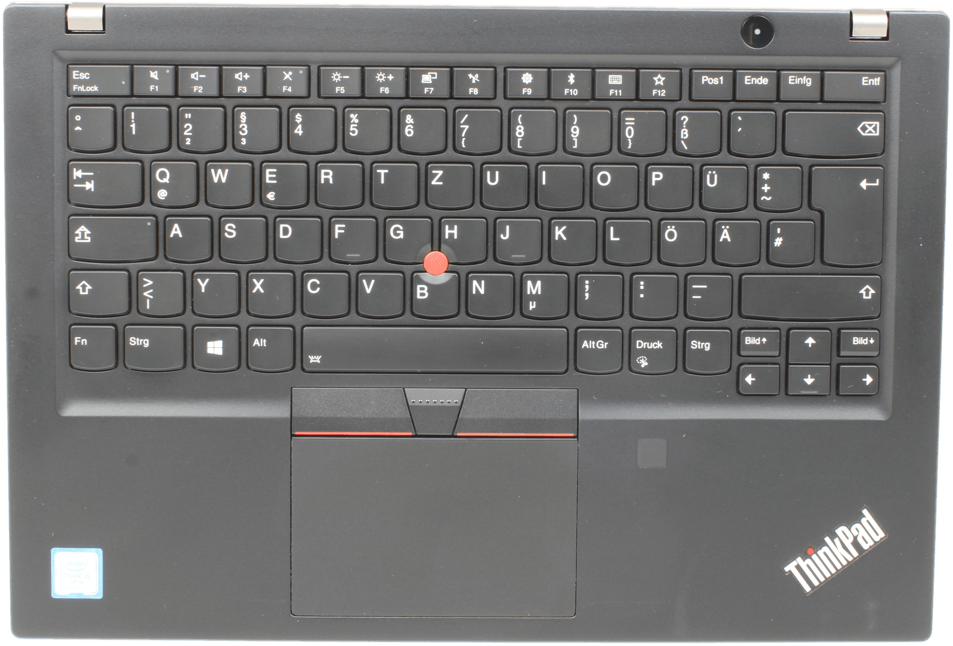 Lenovo ThinkPad T490s 14 Zoll FHD - Intel i5-8365U 8GB DDR4 256GB NVMe B-Ware | 10311 — Tastatur (Bild 3 von 6)