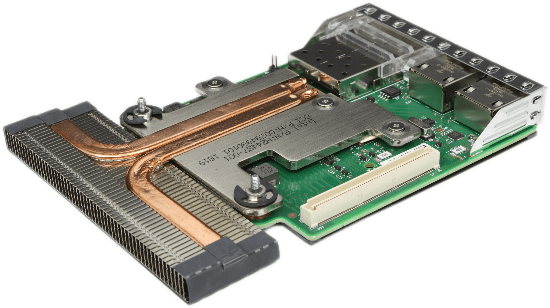 Dell Intel X710 + I350 Quad Port 2x 10G SFP 2x RJ45 Daughter Card P/N 06VDPG | 9723 (Bild 1 von 6)