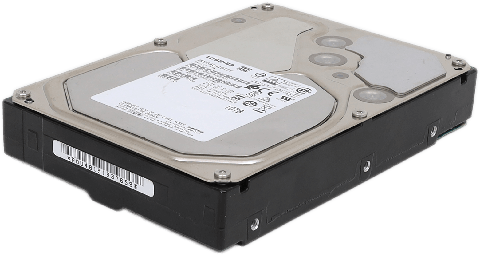 Toshiba 10TB 7,2K SATA 6Gbps 512e SIE 256 MiB Buffer - MG06ACA10TEY HDEPV40GEB51 | 10632 (Bild 1 von 3)