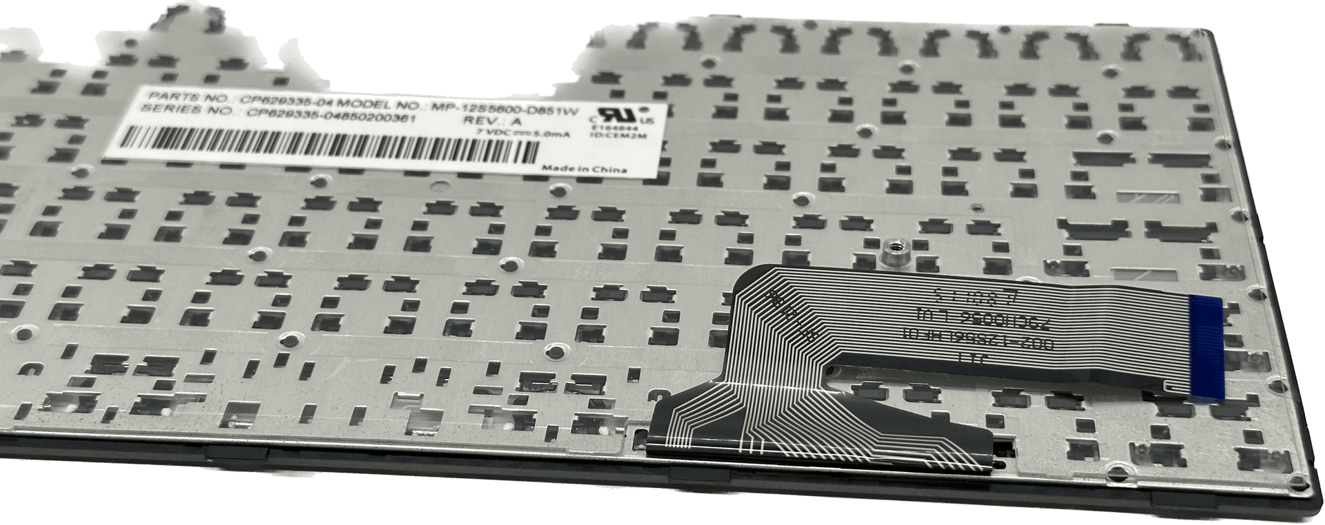 Fujitsu LifeBook E557 E556 Laptop Tastatur | QWERTZ | Weiß | CP690636 | 688 (Bild 6 von 6)